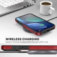 thumbnail image 3 of For Apple iPhone 18 Pro Max / iPhone 17 Pro Max Case, PU Premium Leather Slim Shockproof Cover, Red, 3 of 6