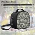 thumbnail image 5 of Uourmeti Removable Shoulder Strap Kids Lunch Bag for School Outdoor, Polyester Fabric Portable Kids Insulated Lunch Bag, Digital Camouflage Design, 5 of 6
