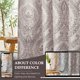 thumbnail image 3 of Cortinas Jinchan de lino texturizado, 160 x 160 cm, color gris, 2 paneles, 3 of 9