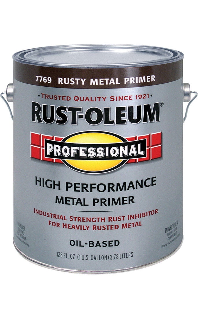 Rust-Oleum Professional High Performance Rusty Metal Primer, Red/Brown, 1 Gal.