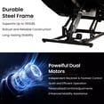 thumbnail image 6 of Dual Motor Power Lift Recliner Chair for Elderly, Infinite Position Lay Flat Lift Chair with Heat and Massage, Extended Footrest, USB Ports, Lumbar Pillow, Cup Holders, Beige, 6 of 10
