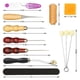 thumbnail image 4 of Kit de Costura A Mano DIY ANGGREK 17 Uds Con Punzón Ranurador Hilo Encerado Para Manualidades, 4 of 7
