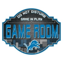 Detroit Lions 12'' Game Room Tavern Sign
