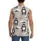 thumbnail image 4 of Fotbe Cartoon Bear Brown Men's Camiseta sin Mangas Estampada para Hombres, Playera Casual para Gimnasio, Entrenamiento, Playa-Medium, 4 of 7
