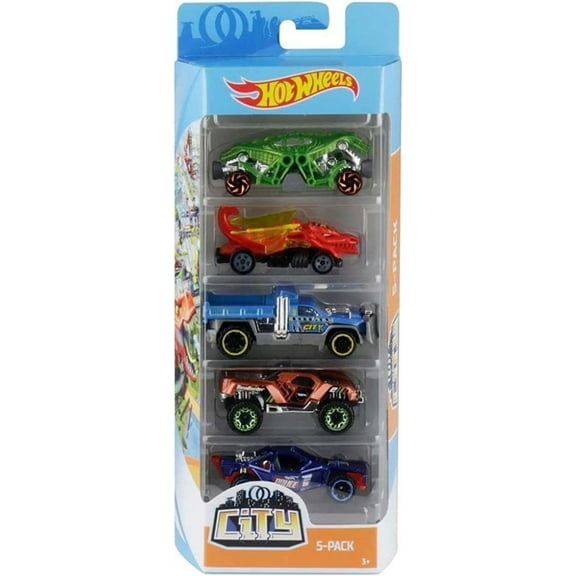 Hot Wheels Assortment Cars, 5 Count