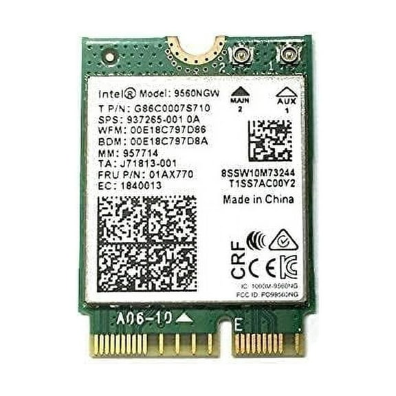 Legacy CNVio Wireless Adapter for Intel AC 9560 | Dual-Band WiFi 5 802.11ac | Up to 1.73 Gbps | Bluetooth 5.1 Compatible | Designed for 8th-9th Gen Intel CPUs | 9560NGW | No vPro