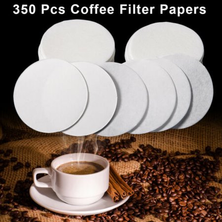 KingFurt 350Pcs Coffee Maker Wood Pulp Replacement Filters Paper For Aeropress White