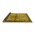 thumbnail image 2 of Ahgly Company Indoor Square Persian Yellow Traditional Area Rugs, 5' Square, 2 of 4