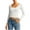 White, variant on FAIWAD Cropped Sweaters for Women Long Sleeve Scoop Neck Slim Fitted Ribbed Knit Pullover Trendy Casual Going Out Clothes