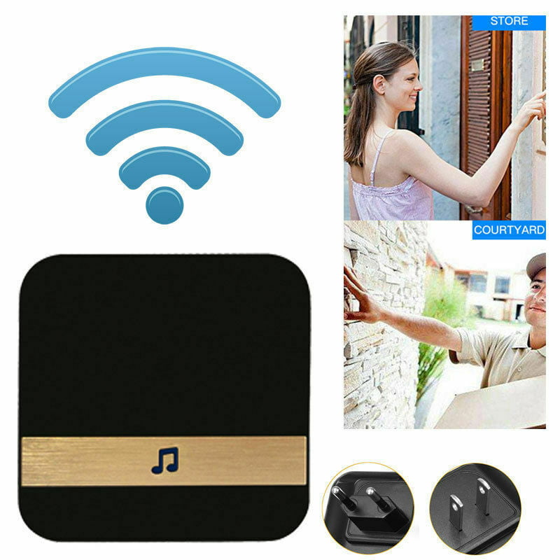 433Mhz Wireless WiFi Smart Door bell Chime Visual Ding Dong Receiver 