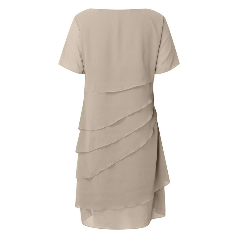 knee length dresses for ladies Mesh Patchwork Caftan Dress - Headscarf
