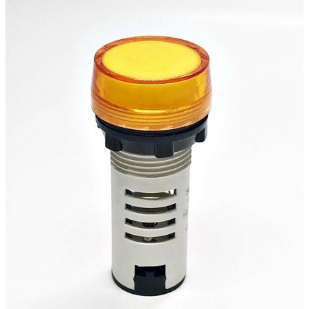 Lot of 2 SoLiCo KF12 14V 0.25W LED Panel Mount Indicator, Yellow