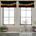 thumbnail image 4 of LALILO Kitchen Curtain Valance Colorful Musical Rod Pocket Window Curtain 52"x 18" Set of 2, 4 of 6