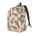 thumbnail image 1 of Vsdgher Cowboy Christmas Trees Print Canvas Backpack Travel Rucksack Unisex Knapsack 15.7/17.7Inch Laptop Backpack for Work,College-Medium, 1 of 5