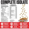 thumbnail image 2 of Complete Isolate Whey Protein Isolate + Milk Protein Isolate Powder - 27g Protein, Zero Fat and Low Carbs, Build Muscle, Improve Recovery, Whey Protein Powder, Cinnamon Cereal, 28 serv (2lb), 2 of 5