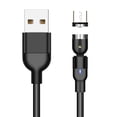 thumbnail image 1 of Cable magnético 540 Micro-USB Tipo C Cargador magnético de teléfono de carga rápida para 11 Pro X Max 7 8 Plus para, 1 of 8