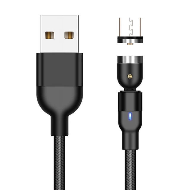 Cable magnético 540 Micro-USB Tipo C Cargador magnético de teléfono de carga rápida para 11 Pro X Max 7 8 Plus para