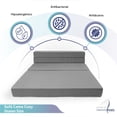 thumbnail image 3 of Sofá Cama Plegable -Queen Size - Gris Memory Foam SOFA CAMA COZY, 3 of 10