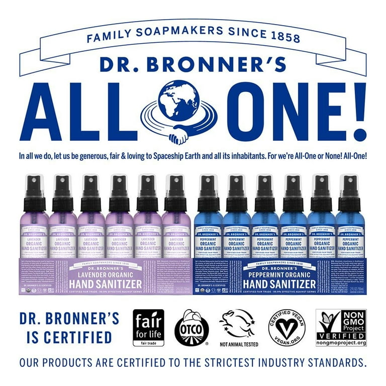Save on Dr. Bronner's Organic Hand Sanitizer Lavender Order Online