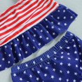 thumbnail image 5 of Inevnen Toddler Girls Two Piece Swimsuit American Flag Star Bathing Suits Beach Baby 4th July Pool Bikini Bathing Suit, 5 of 8