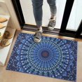 thumbnail image 2 of Bohemian Retro Floral Non-Slip Entryway Door Mat,Boho Indoor Decor Durable Low Plush Door Mat,Washable Welcome Rug for Patio Hallway Home Decor 20x32 Inches, 2 of 7
