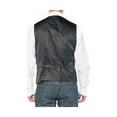 thumbnail image 2 of Salvatore Exte Men's Notch Lapel Casual Vest Modern Fit Dress Suit Waistcoat Black, 2 of 2