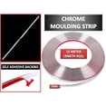 thumbnail image 3 of 6MM x 15M Car Chrome Moulding Trim strip Self Adhesive Fits Most Car, 3 of 4