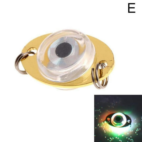 1PCS LED Deep Space Drop Underwater Eye-Shaped Fishing T4 Lot Lights Lure U4O4