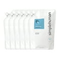 thumbnail image 1 of Simplehuman 34 fl. oz. hand soap liquid refill pouch, fragrance free, 6 pack, 1 of 2