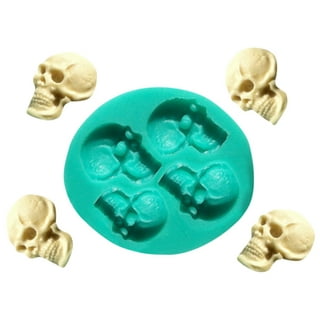 Wilton Skull shaped Silicone Mold, 6-Cavity Baking Mold — Cake and Candy  Supply