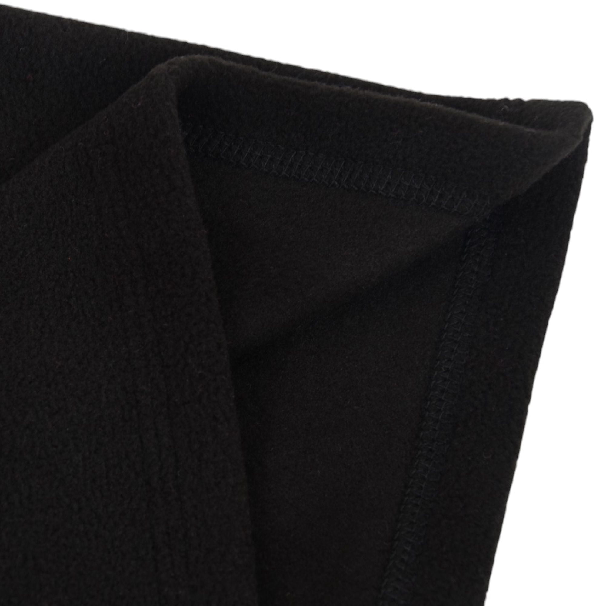 Winter Neck Warmer Fleece Gaiter Neck Cover Balaclava Outdoor Windproof Face Cover Mask for Women Men- Black