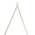 thumbnail image 4 of DecMode Eclectic Metal White "Welcome" Windchime with Reflective Geometric Shapes, 15"W x 36"H, 4 of 8