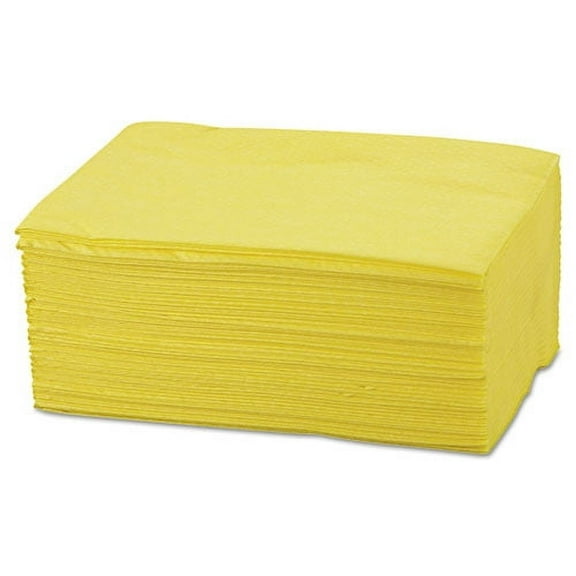 Chix Masslinn Dust Cloths, 1-Ply, 24 x 40, Unscented, Yellow, 25/Bag, 10 Bags/Carton