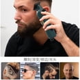 thumbnail image 2 of Kroaya Cortapelos Profesional para Hombre, Motor de 7200 RPM con Tecnología de Elevación y Ajuste, Cortapelos Inalámbrico de Carga Rápida Tipo C, Tiempo de Ejecución de 180 Minutos, Pantalla LED para Bigote de Barba y Vello Corporal, 2 of 20