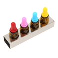 thumbnail image 1 of 4Pcs Dark Amber Oral Ware Dropper Bottles Set with Holder Dental Essential Oil Dropper Bottles for Home, 1 of 4
