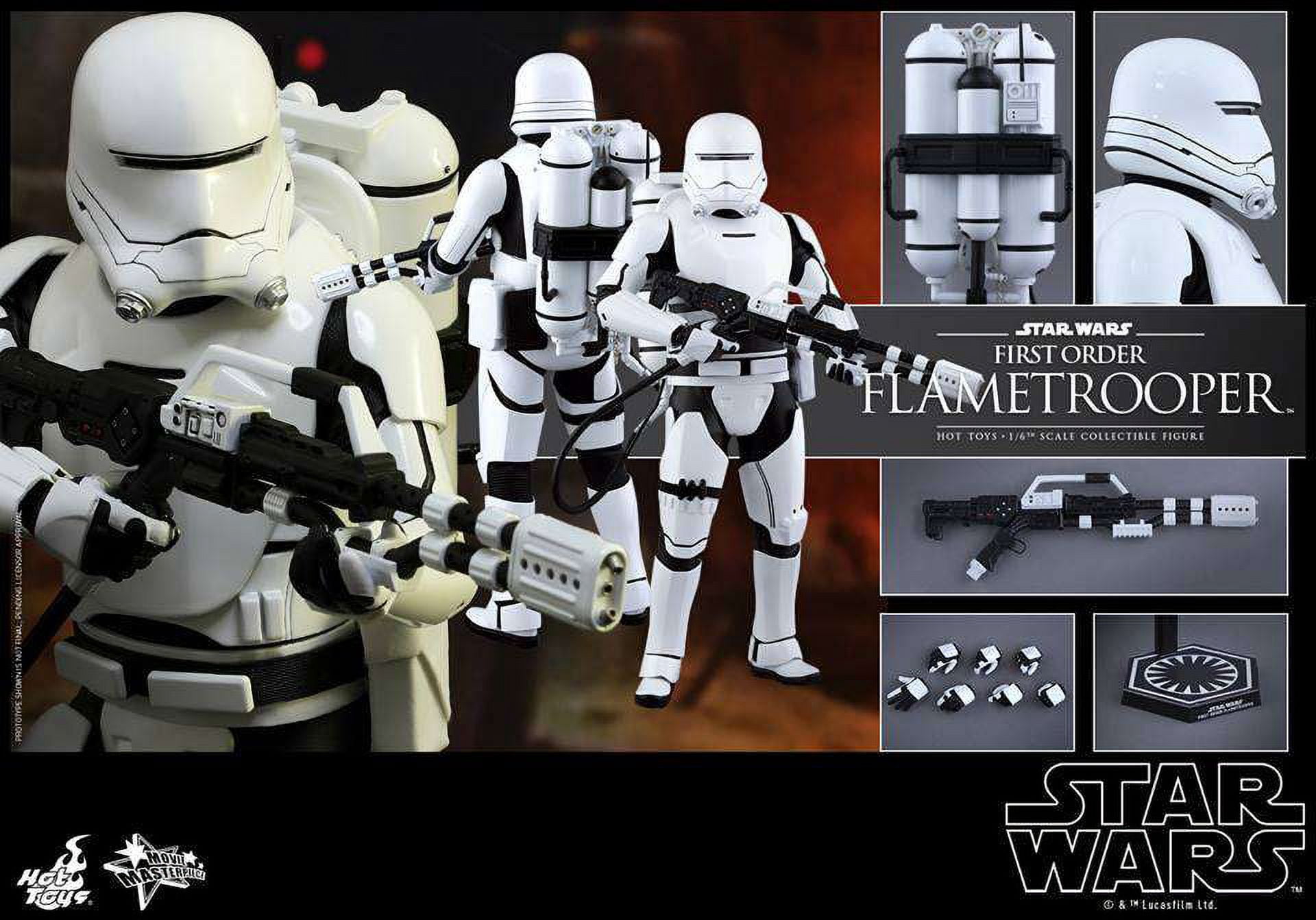 Hot Toys HT902575 1:6 Scale First Order Flame Trooper Figure by Hot Toys