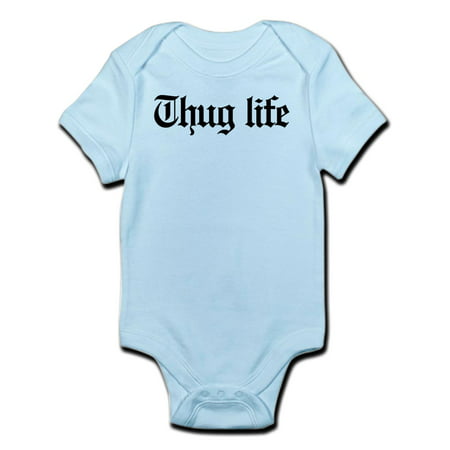 CafePress - Thug Life, Gangster, Baby, G, Thug Infant Bodysuit - Baby Light Bodysuit