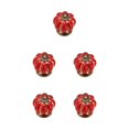 thumbnail image 2 of relayinert Poignées de Porte Poignée de Tirage Poignée de Porte Mobilier de Salon Quincaillerie Décoration Rouge 5ensemble, 2 of 6