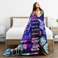 thumbnail image 5 of Happy 16th Birthday Blanket Gifts For Kids Adults - Lightweight Throw Blanket For Bedroom Living Room Decor Soft Fuzzy Fleece Cozy Plush Bed Couch 40"X30", 5 of 7