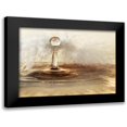thumbnail image 1 of Westum, Heidi 14x11 Black Modern Framed Museum Art Print Titled - Golden featherdrops, 1 of 5