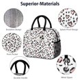 thumbnail image 4 of Womens Pink and Black Of Leopard Print Lunch Box for Work,Insulated Lunch Bag for Women,Loncheras Para Mujer,Leakproof Adult Lunch Bag for Work,Beach,Travel,Picnic,Camping, 4 of 7