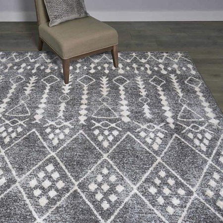 Torino Rug Collection Drisana Gray Walmart Com Walmart Com