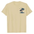 thumbnail image 3 of Men's Coconut Tree Print Slim Fit T Shirt Casual Summer Tee, Lightweight and Comfortable, Ideal for Beach and Daily, 3 of 3