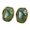 A, variant on 1 Pair Natural Healing Stone Stud Earrings for Women, Gold Plated Oval Resin Earrings, Faux Crystal Spiritual Gemstone Jewelry Gift