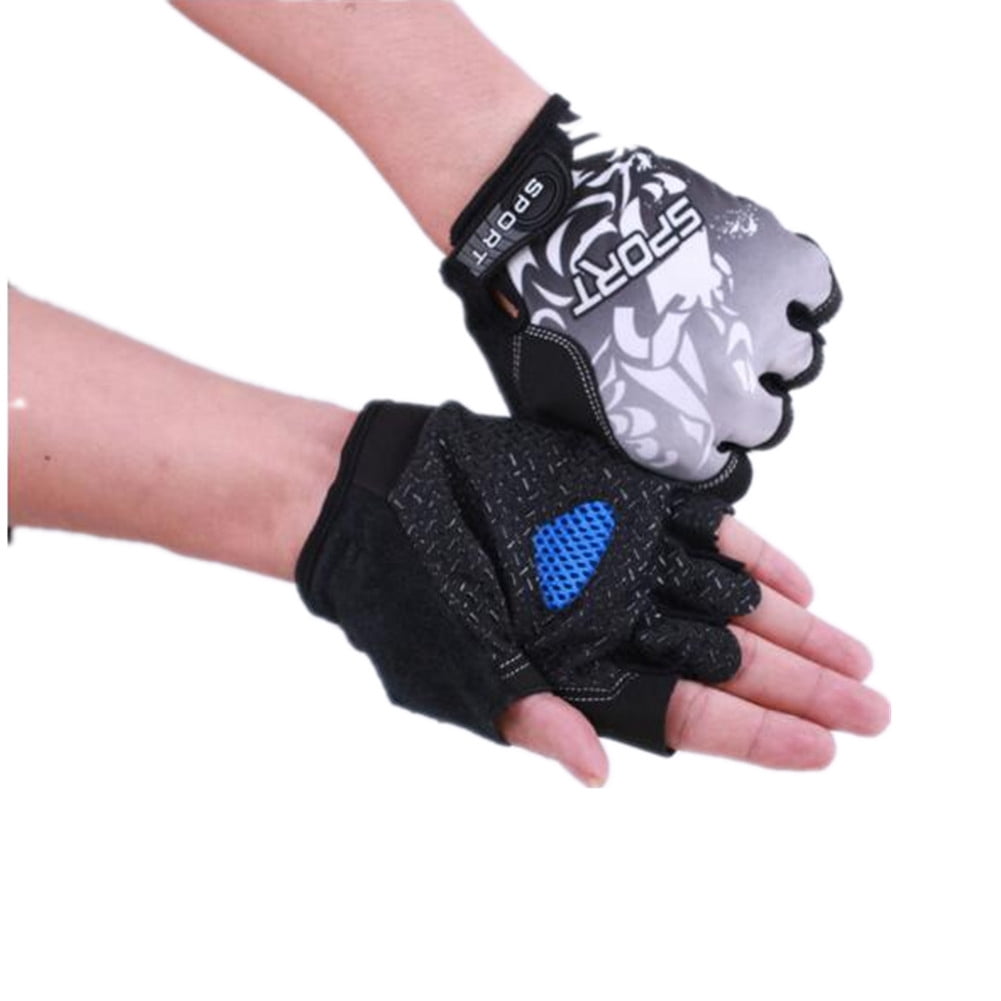 Blue Men/Women Rock Climbing Gloves Outdoor NonSlip Climbing Bicycle