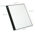 thumbnail image 2 of A3 LED Tracing Light Box Pad Graphic Tablet 4mm Ultra-Thin Drawing Board Copyboard 3 Levels Dimming with Separate Scale Plate Clips USB Cable for Artist Animation Designing Sketching Calligr, 2 of 7