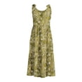 thumbnail image 2 of BeachLunchLounge Women's Functional Tie Shoulder Tier Dress, 2 of 5