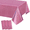 1x2.7m Pink 3-pack, variant on 3 Pack New Iridescent Pink Tablecloth Party Decorations, Holographic Pink Glitter Plastic Tablecloth, Disposable Laser Table Cover for BirthdayTheme Party Decorations, 54x108 Inch
