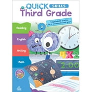 Carson Dellosa Education Quick Skills Third Grade Workbook (80 pages, 1 sheet stickers)