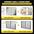 thumbnail image 5 of VEVOR 30W x 21H inch Double Door with Vents BBQ Access Door Stainless Steel Outdoor Kitchen Doors for BBQ Island, 5 of 9
